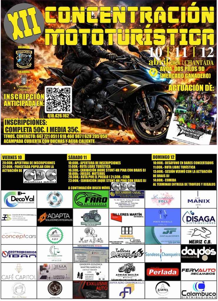 Concentración Mototurística  Chantada